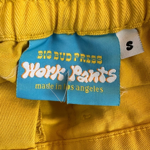 Big Bud Press Work Pants Yellow S - Picture 4 of 7